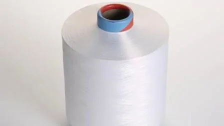 Filato DTY in poliestere riciclato per animali domestici 150d Nessun filato di ordito di trama intrecciato con coppia per etichette tessute