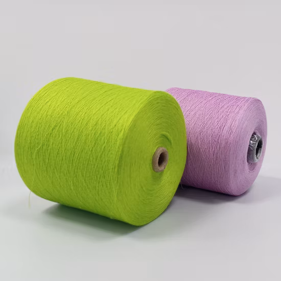 Filato core anti-pilling 2/36nm, 50% viscosa, 27% PBT, 23% nylon per materiali per calze