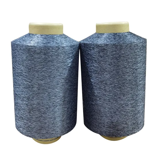 Filato effetto nylon-poliestere melange (filato AB) per tessitura e maglieria